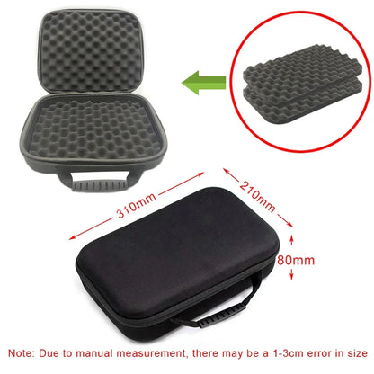 Watch Carry Case Shockproof Box Watch Storage Bags Organizer Protective Canvas EVA Hard Shell Zipper Tool Case
