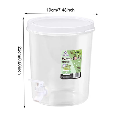 2.3L Beverage Dispenser with Spigot Refrigerator Beverage Liquid Drink Container Water Container for Party Picnic