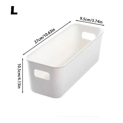New Stackable Desktop Storage Box Large Capacity Coverless Storage Drawer Kitchen Organizer Bin