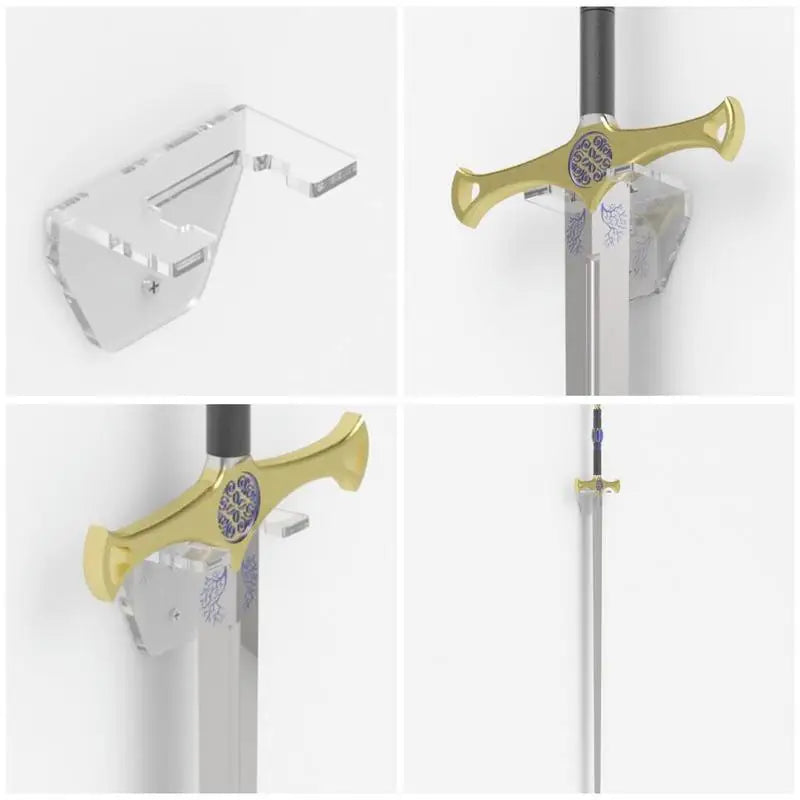Lightsaber Wall Bracket Lightsaber Holder Wall Mount Acrylic Light Saber Wall Display Rack Suitable For Swords Light Saber