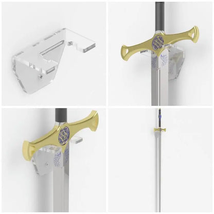 Lightsaber Wall Bracket Lightsaber Holder Wall Mount Acrylic Light Saber Wall Display Rack Suitable For Swords Light Saber