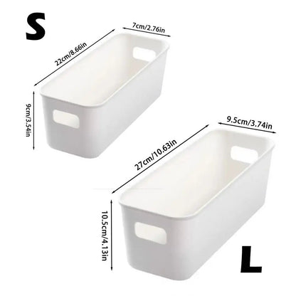 New Stackable Desktop Storage Box Large Capacity Coverless Storage Drawer Kitchen Organizer Bin