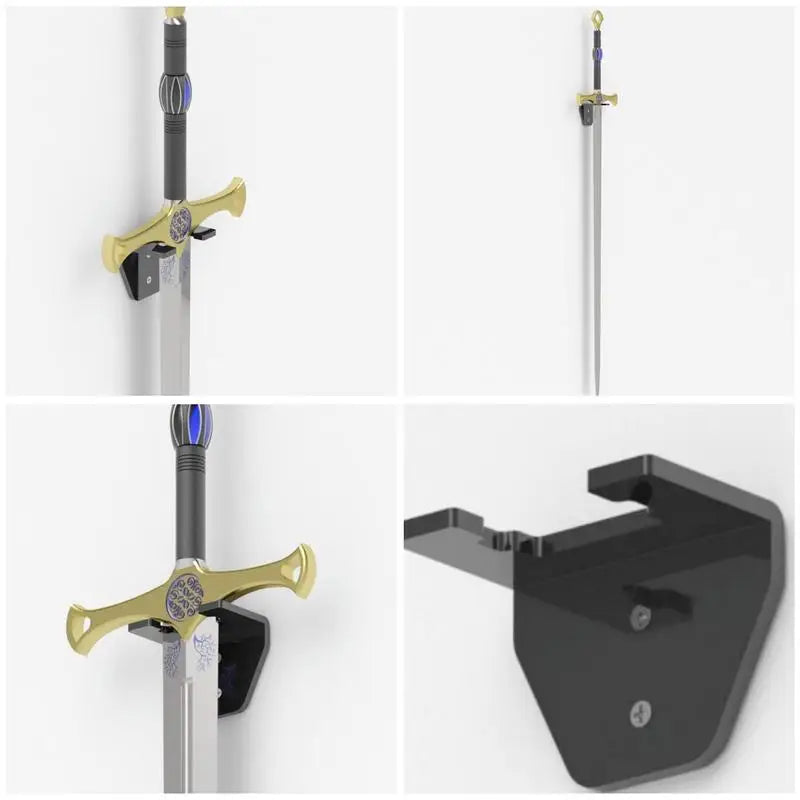 Lightsaber Wall Bracket Lightsaber Holder Wall Mount Acrylic Light Saber Wall Display Rack Suitable For Swords Light Saber