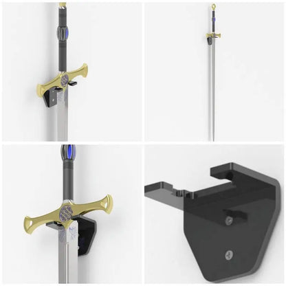 Lightsaber Wall Bracket Lightsaber Holder Wall Mount Acrylic Light Saber Wall Display Rack Suitable For Swords Light Saber