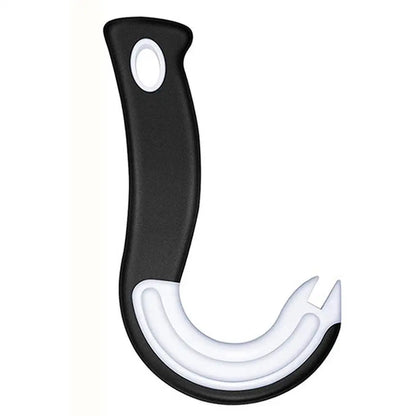 Portable J-Shaped Easy Grip Tin Openers Kitchen Non-Slip Jar Opener Lid Opening Tools Ring Pull Can Opener Multifunctional