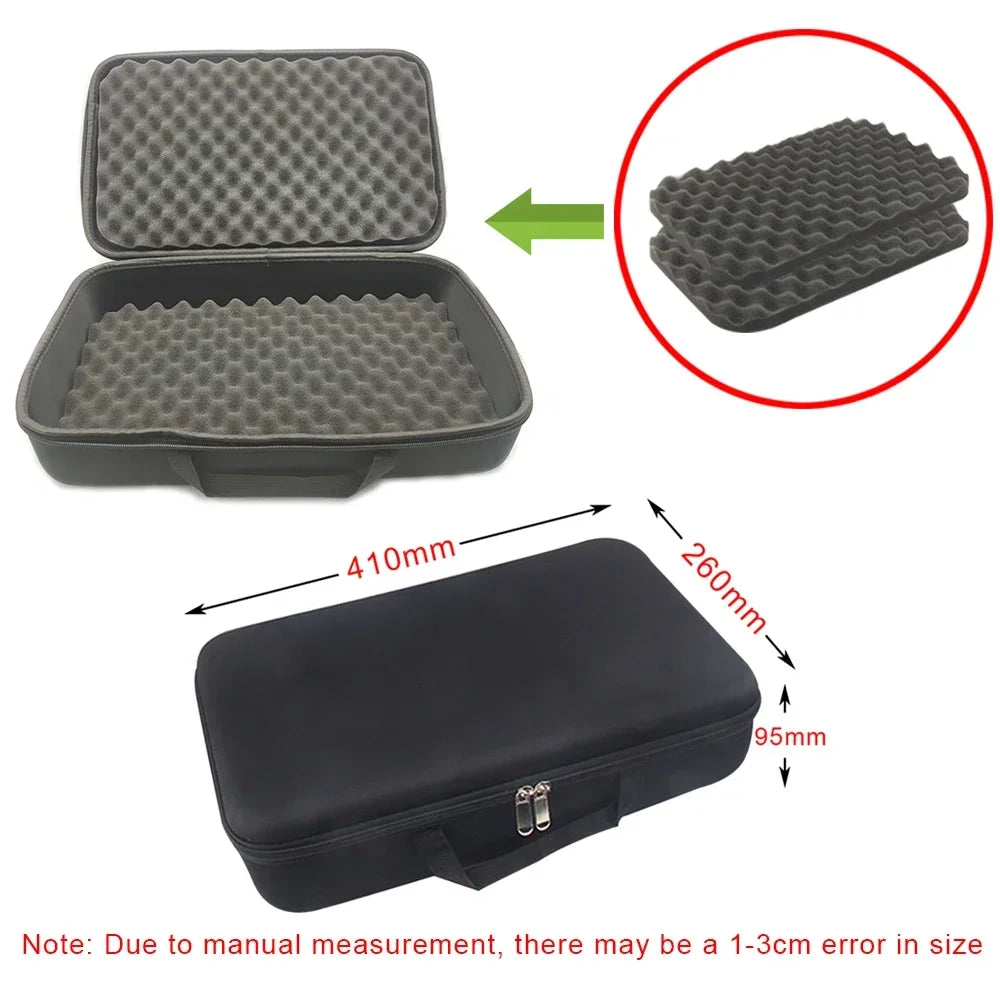 Watch Carry Case Shockproof Box Watch Storage Bags Organizer Protective Canvas EVA Hard Shell Zipper Tool Case