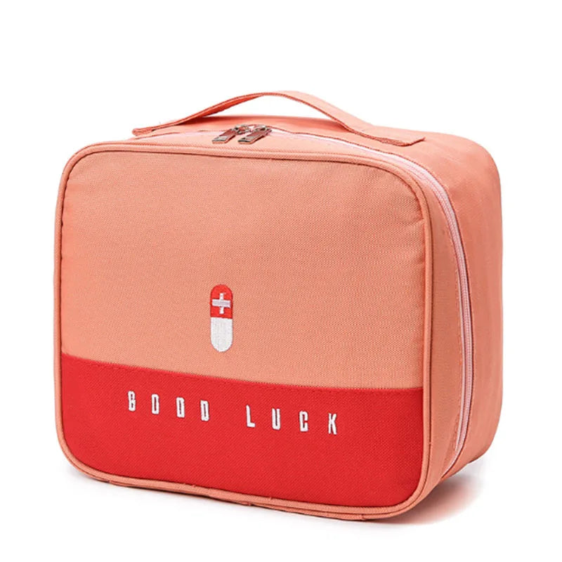 Portable Medicine Bag Travel First Aid Kit Medicine Storage Survival Kit Box Outdoor Emergency Camping