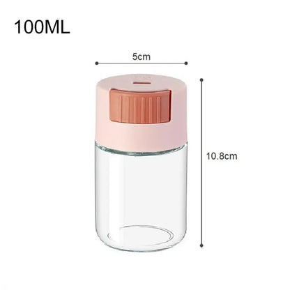 0.5g Metering Salt Shaker Push Type Salt Dispenser Salt Tank Sugar Bottle Spice Pepper Salt Shaker SpiceJar Can Seasoning Bottle