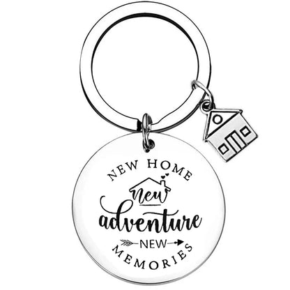 2025 Stainless Steel New Home Keychain Couples First Home Sweet Home Gift Couple New House Keychain Housewarming Gift