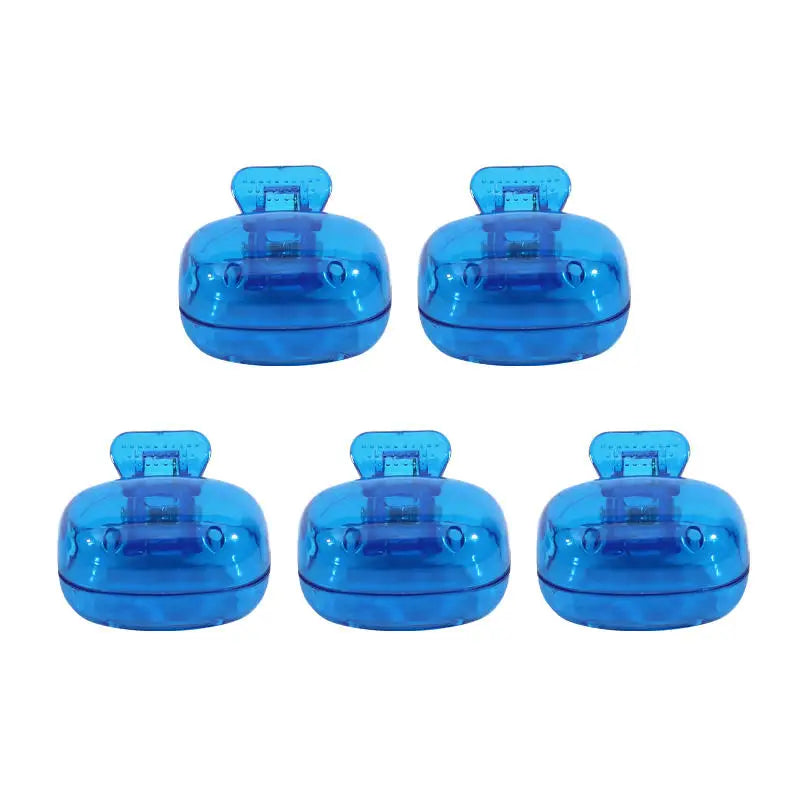 5PCS Travel Toothbrush Head Covers Toothbrush Protector Cap Brush Pod Case Protective Portable Plastic Clip For Household Travel