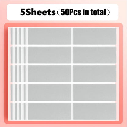 50pcs Reward Scratch Card Film Coated Stickers DIY Scratch Off Labels For Party Activity Favors Stationery Sticker