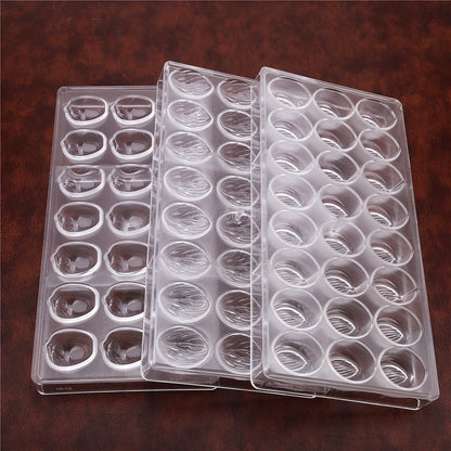 3 Design Almond Walnut Peach Fruit Nut Shape Chocolate Mold Candy Making Tools Ice Cube Molds Sugarcraft Molding DIY Cozinha