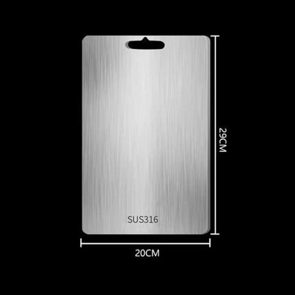 Thickened Stainless Steel Cutting Board Antibacterial and Mildew-proof Household Cutting Board Kitchen Kneading Dough Board