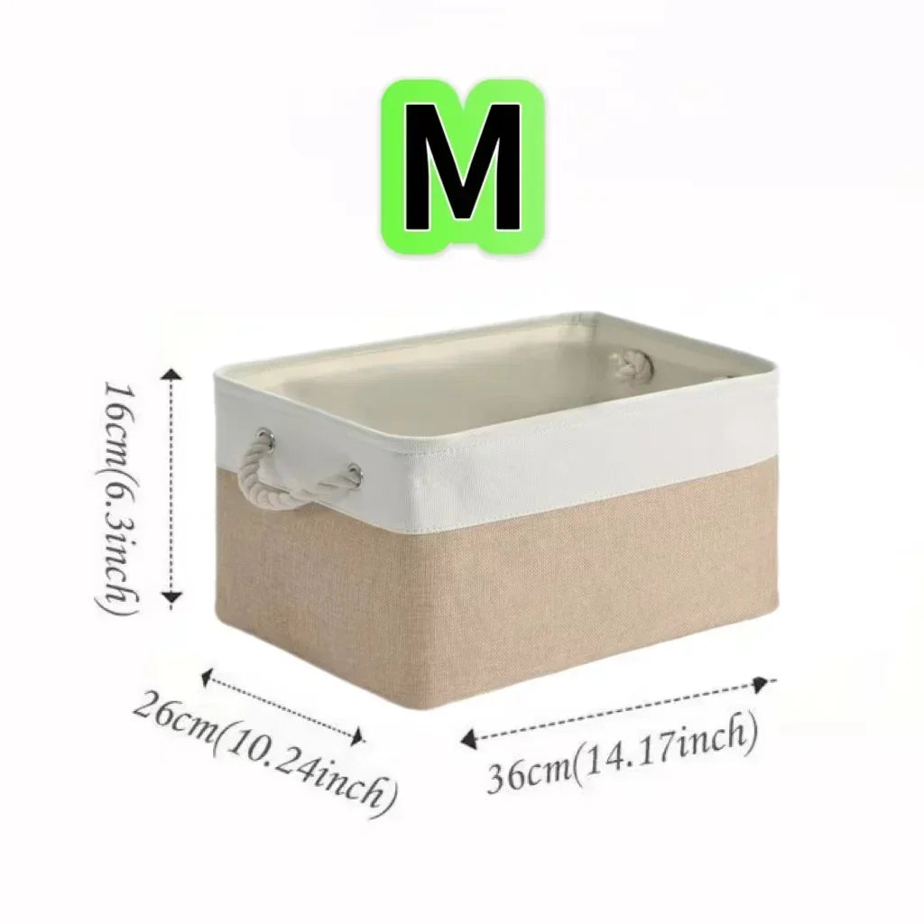 Multi-function Foldable Sundries Storage Basket Foldable Splicing Storage Box With Handle for Clothing Underwear Socks Organizer
