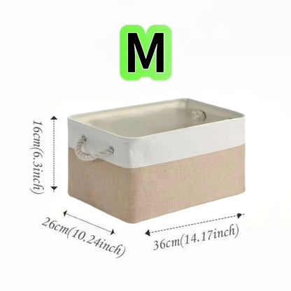 Multi-function Foldable Sundries Storage Basket Foldable Splicing Storage Box With Handle for Clothing Underwear Socks Organizer