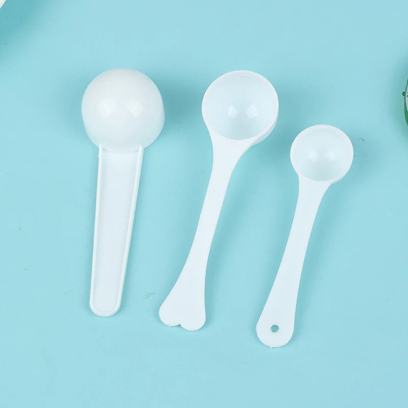 10Pcs 1g 3g 5g 10g Measuring Plastic Scoop Measuring Spoons Milk Powder Spoons