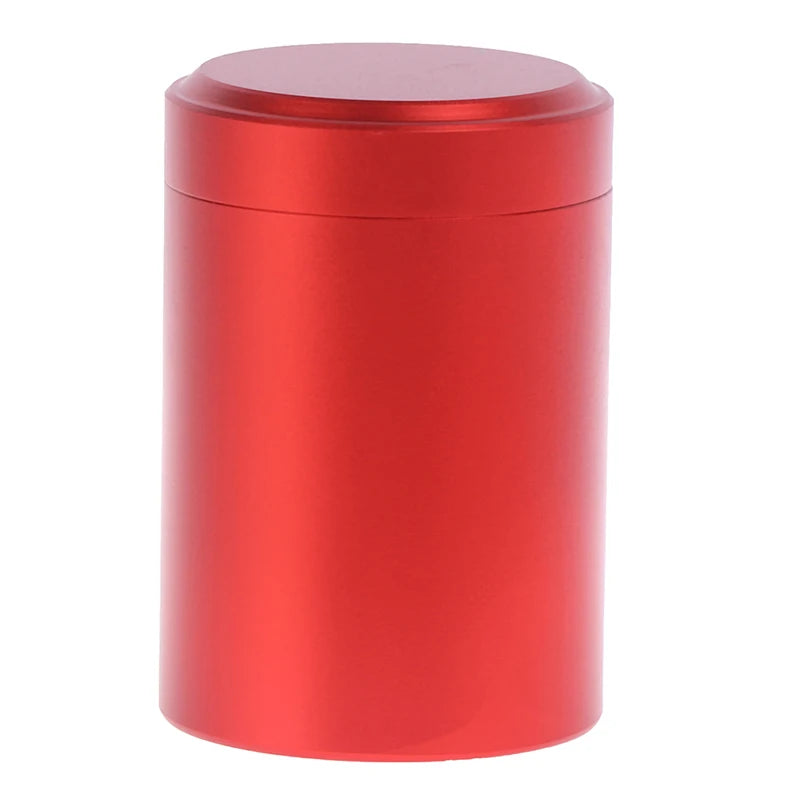 1x Silver Airtight Proof Container Alumainum Herb Stash Metal Sealed Can Tea Jar