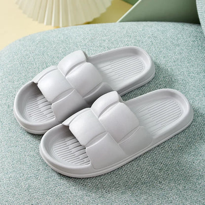 Home Summer Slippers Sandals Home Bathroom Bath Breathable Lightweight Non-slip Soft Indoor Home EVA Men and Women