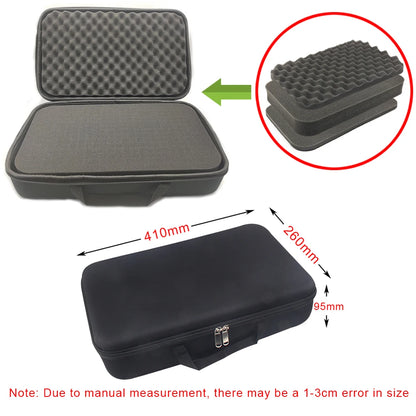 Shockproof Tools Case With Foam Waterproof EVA Storage Bags Hard Zipper Bag For Drill Tool Kit Carry Case Box For Camera