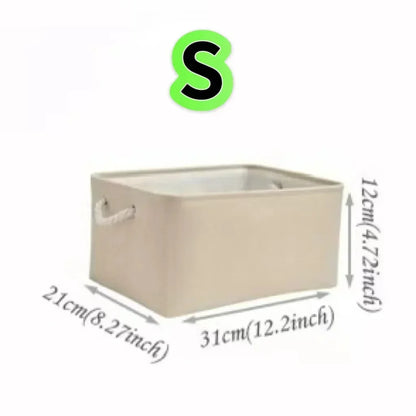 Multi-function Foldable Sundries Storage Basket Foldable Splicing Storage Box With Handle for Clothing Underwear Socks Organizer