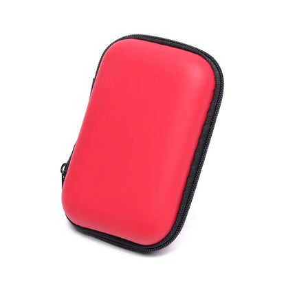 Mini Cable Organizer Memory Card Case Headphone Headset Accessories Carry Pouch Storage Box Coin Purse Earphone Bag