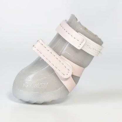 Four Seasons Pet Rain Boots Waterproof Dog Shoes Zapato Perro Yorkshire Terrier Pug Schnauzer Puppy Shoes Dogs Acessorios