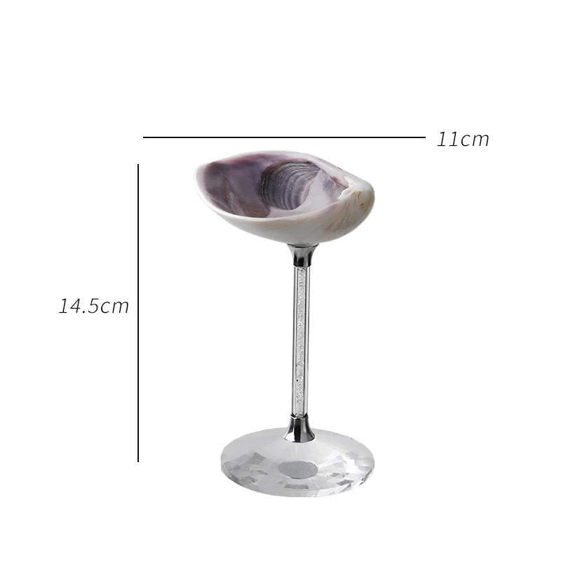 Ahunderjiaz-Natural Conch Scallop Shell Glasses, Light Luxury Decorative Ornaments, Kitchen Drinkware Set, Home Decoration