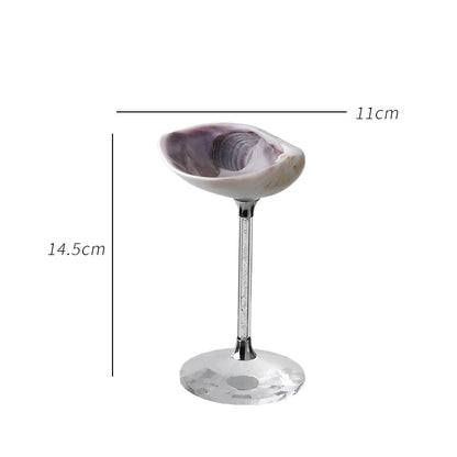 Ahunderjiaz-Natural Conch Scallop Shell Glasses, Light Luxury Decorative Ornaments, Kitchen Drinkware Set, Home Decoration