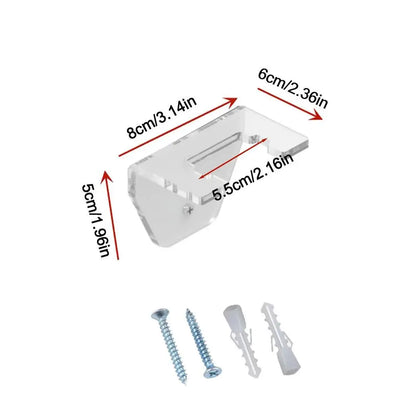 Lightsaber Wall Bracket Lightsaber Holder Wall Mount Acrylic Light Saber Wall Display Rack Suitable For Swords Light Saber