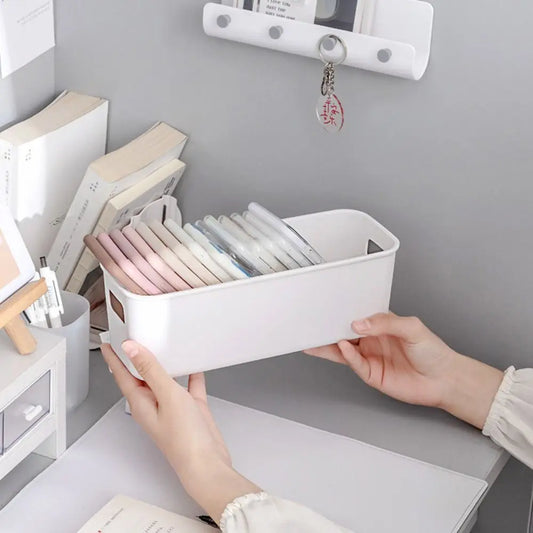 New Stackable Desktop Storage Box Large Capacity Coverless Storage Drawer Kitchen Organizer Bin