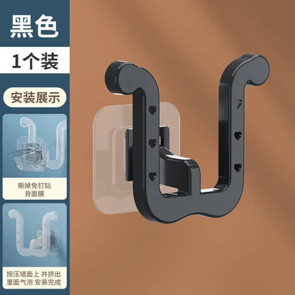 Slippers Rack No Punching Bathroom Simple Slipper Hook Toilet Drainage Rack Wall Mounted Bedroom Neat Storage Shoe Drying Rack