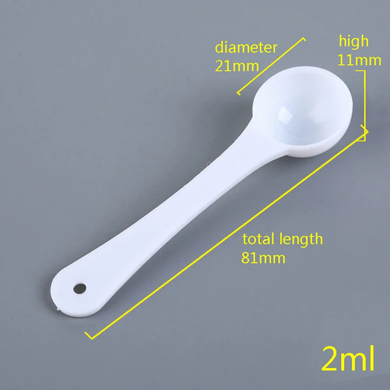 10Pcs 1g 3g 5g 10g Measuring Plastic Scoop Measuring Spoons Milk Powder Spoons