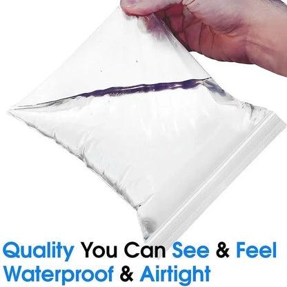 100/300 Pcs Mini Self Sealing Bag Resealable Vacuum Transparent Plastic Sealing Bags Clear Poly Kitchen Food Storage Organize