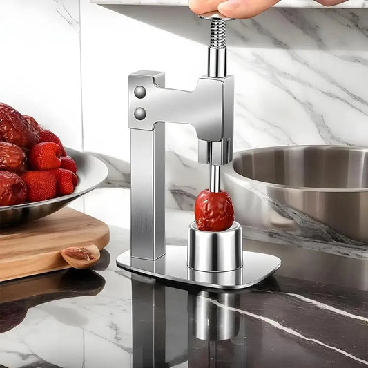 Stainless Steel Red Dates Corer Manual Jujube Pitter Cherry Olive Fruit Core Remover Seed Push Out Tools Kitchen Accessories