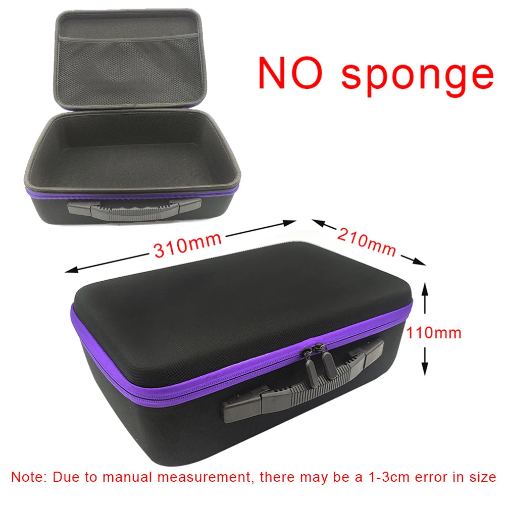Shockproof Tools Case With Foam Waterproof EVA Storage Bags Hard Zipper Bag For Drill Tool Kit Carry Case Box For Camera