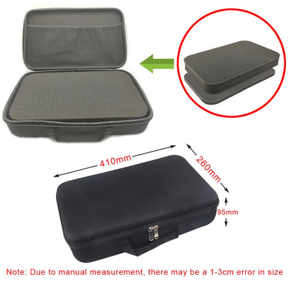 Shockproof Tools Case With Foam Waterproof EVA Storage Bags Hard Zipper Bag For Drill Tool Kit Carry Case Box For Camera