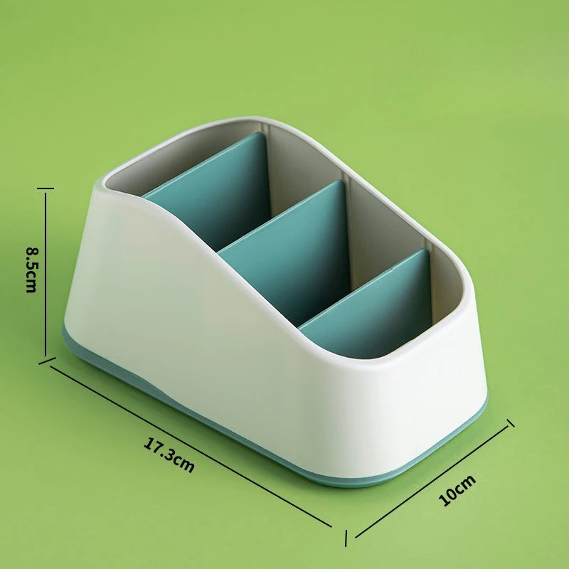 Desktop Organizer for Remote Controls, Phones&Office Supplies - Durable  Storage Box with Non-Slip Base - Ideal for Home, Hotel