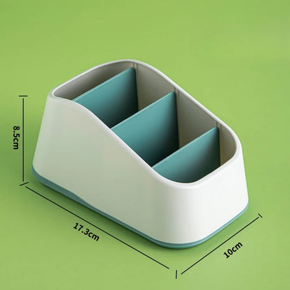 Desktop Organizer for Remote Controls, Phones&Office Supplies - Durable  Storage Box with Non-Slip Base - Ideal for Home, Hotel