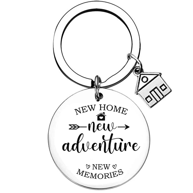 2025 Stainless Steel New Home Keychain Couples First Home Sweet Home Gift Couple New House Keychain Housewarming Gift