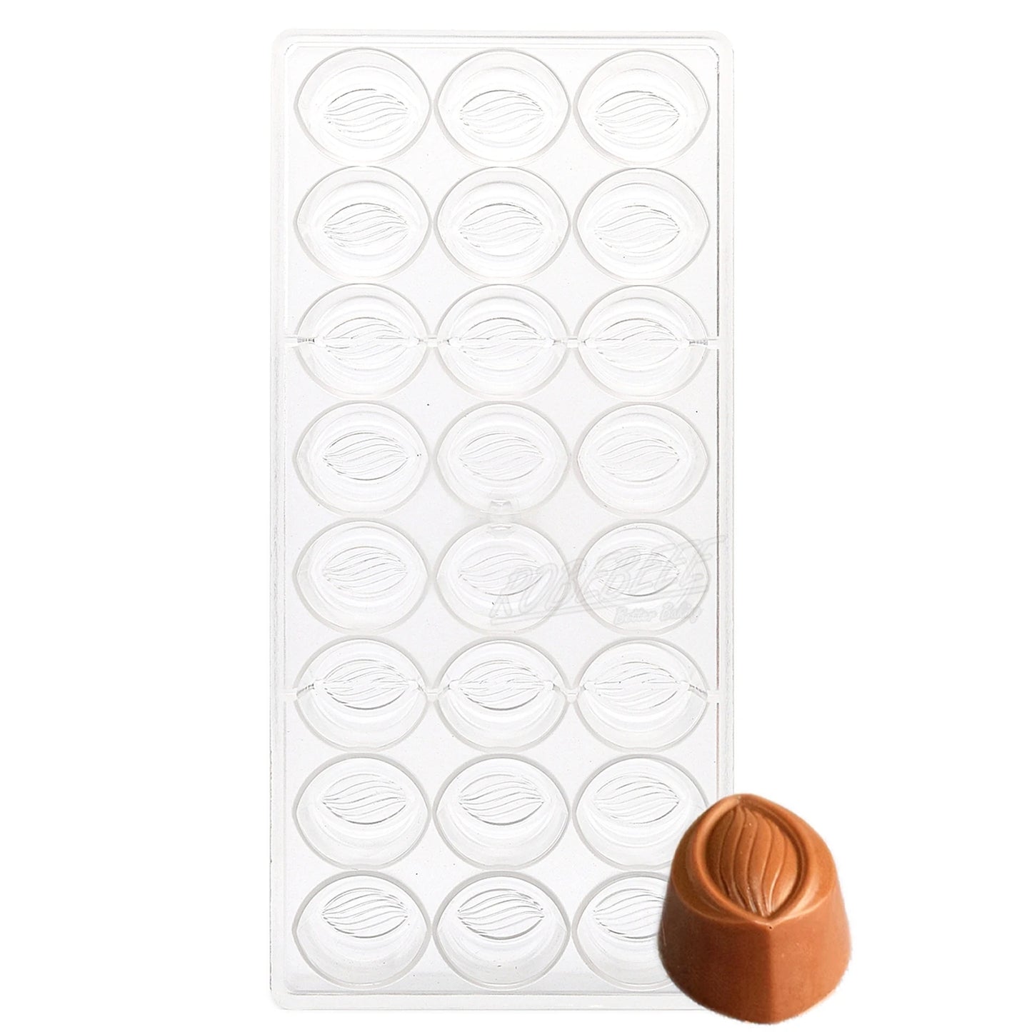 3 Design Almond Walnut Peach Fruit Nut Shape Chocolate Mold Candy Making Tools Ice Cube Molds Sugarcraft Molding DIY Cozinha