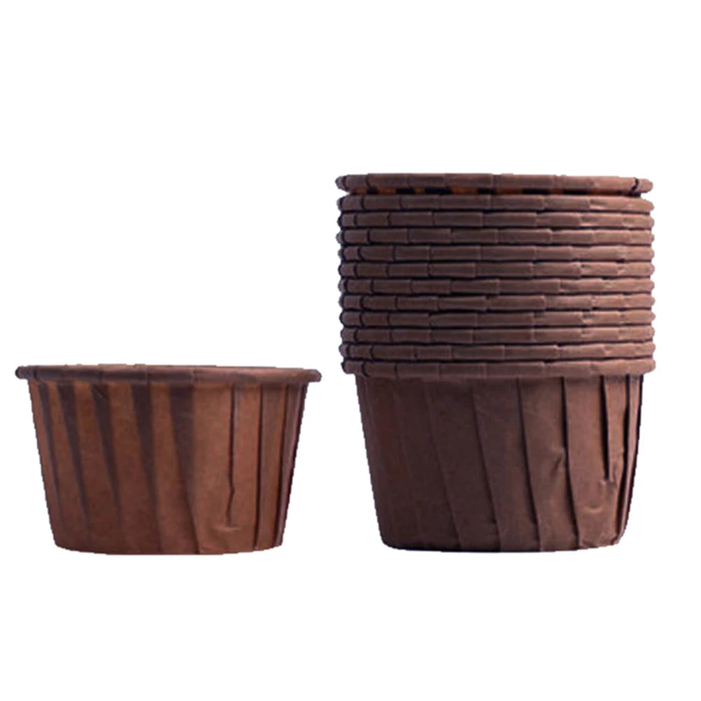 50pcs/pack Muffins Cup Paper Cupcake Wrappers Baking Cups Cases Muffin Boxes Cake Cup DIY Cake Tools Kitchen Baking Supplies