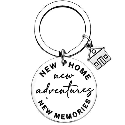 2025 Stainless Steel New Home Keychain Couples First Home Sweet Home Gift Couple New House Keychain Housewarming Gift