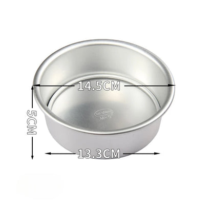 2-5 inch Aluminum Round Cake Bakeware solid bottom Chiffon Cake die for aluminum alloy DIY Home baking cake mold pan cake tin
