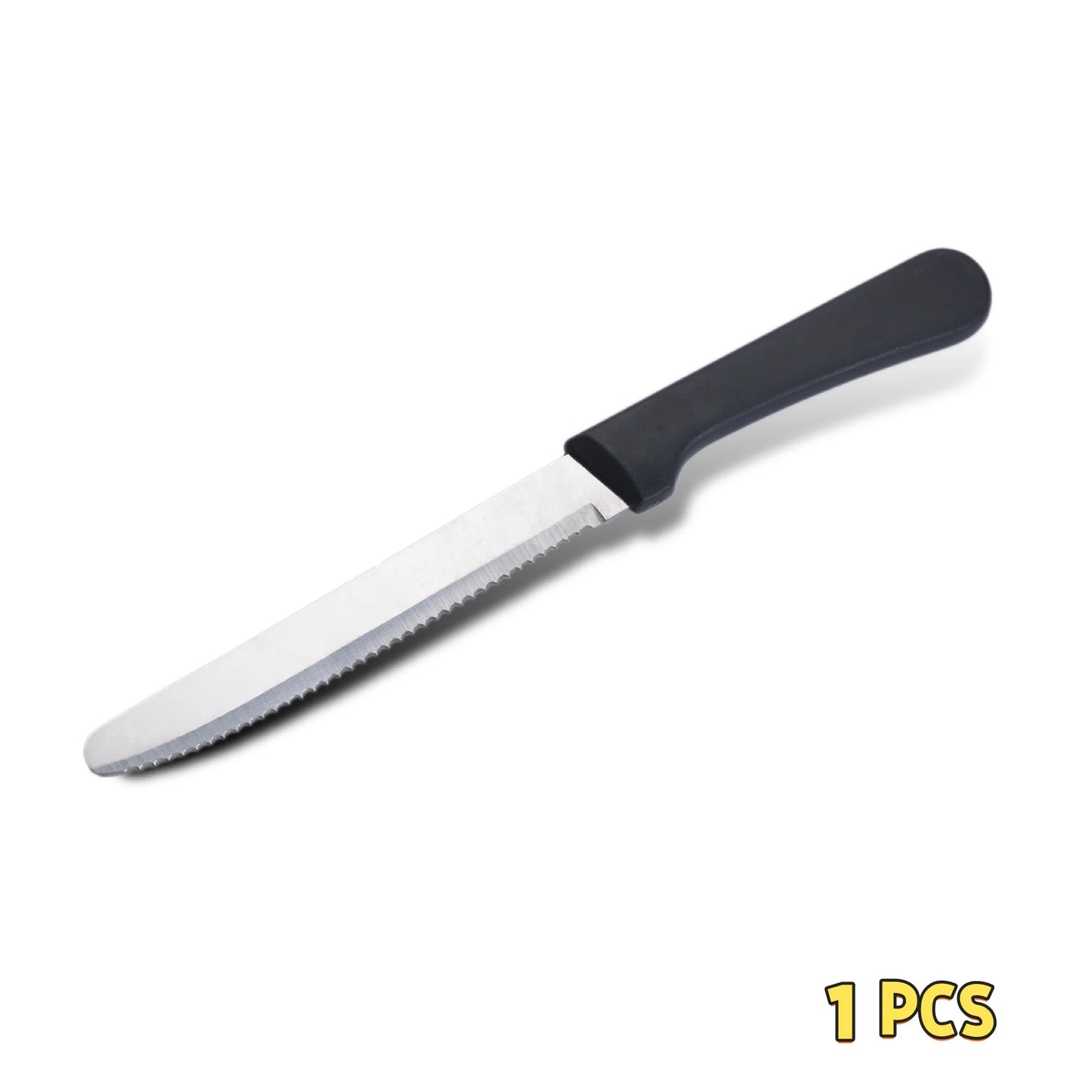 Steak Knives Set Cutlery Set 1~8 Pcs Full Tang Stainless Steel Sharp Serrated Dinner Knives Set Dishwasher Safe For Meat Bread