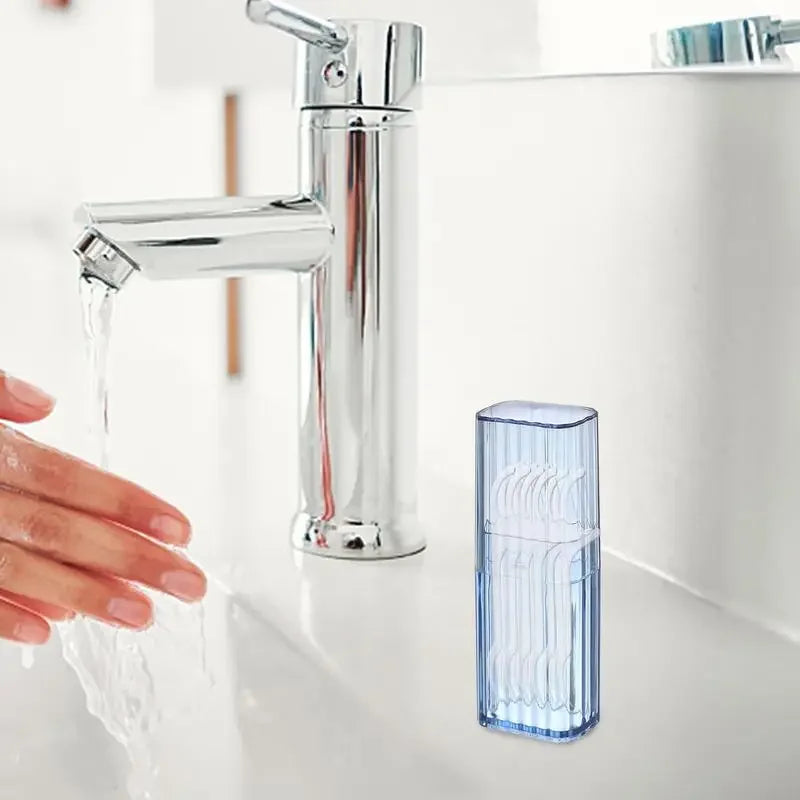 Cotton Swab Jar Cotton Swab Holder Cotton Swab Dispenser with Lid Plastic Ear Stick Swabs Holder Bathroom Storage Jars