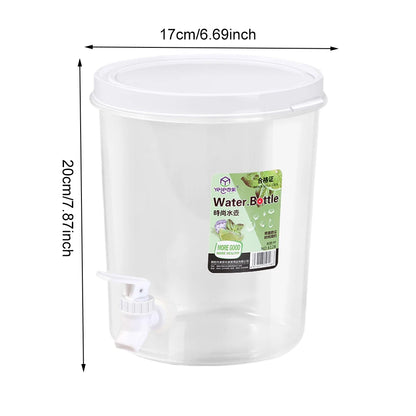 2.3L Beverage Dispenser with Spigot Refrigerator Beverage Liquid Drink Container Water Container for Party Picnic