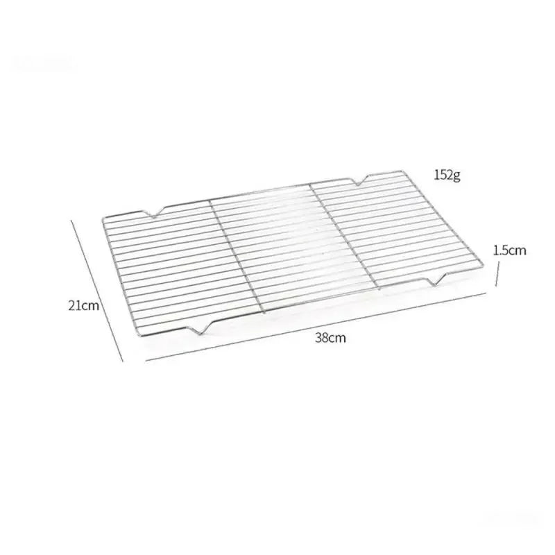 Stainless Steel Mat Net Grid Shape Rectangle Grill Grilling Mesh Net Outdoor Cooking Accessories Barbecue Tools BBQ Tools