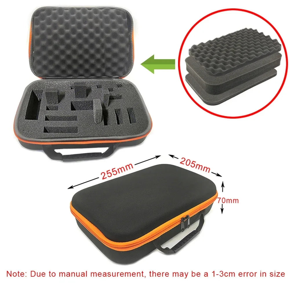 Watch Carry Case Shockproof Box Watch Storage Bags Organizer Protective Canvas EVA Hard Shell Zipper Tool Case