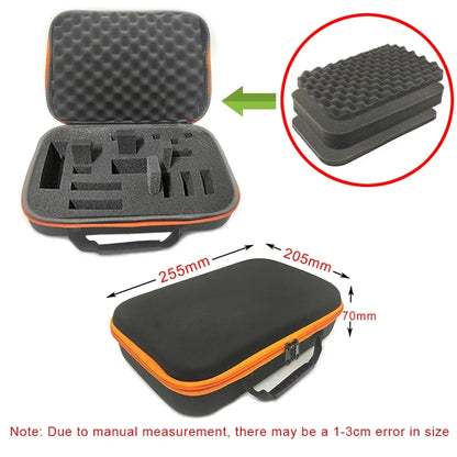 Watch Carry Case Shockproof Box Watch Storage Bags Organizer Protective Canvas EVA Hard Shell Zipper Tool Case