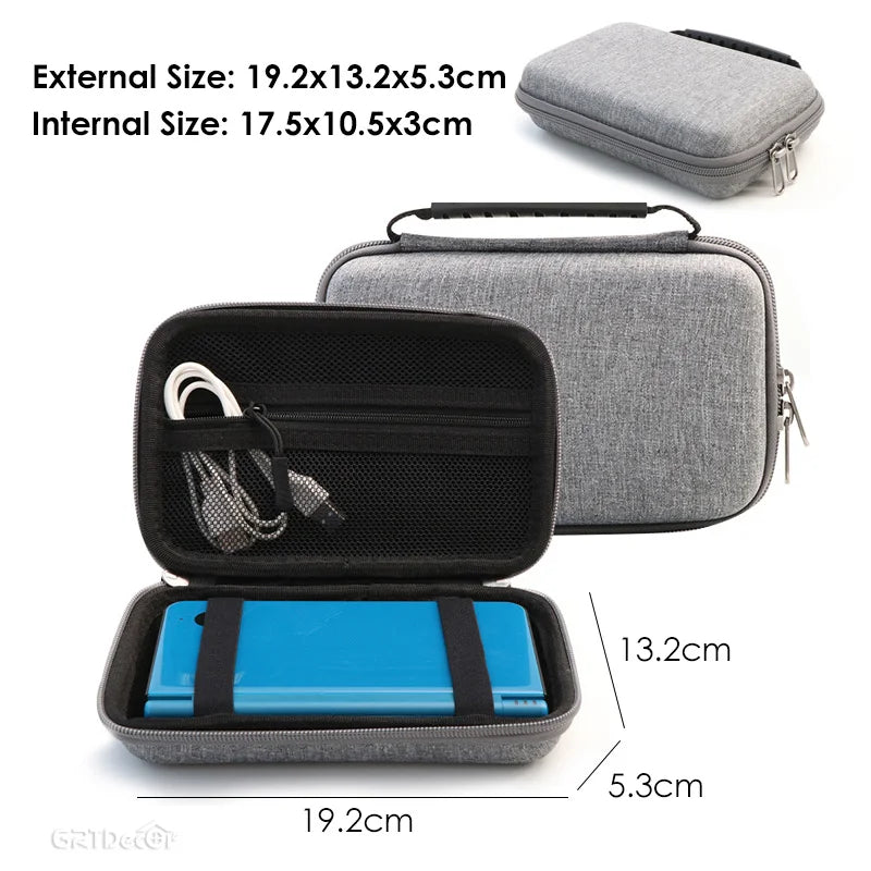Tech Pouches Bag For HDD U Disk USB Data Cables Hard Shell Case For Electronics SD Card Travel Essentials Storage Bags Organizer